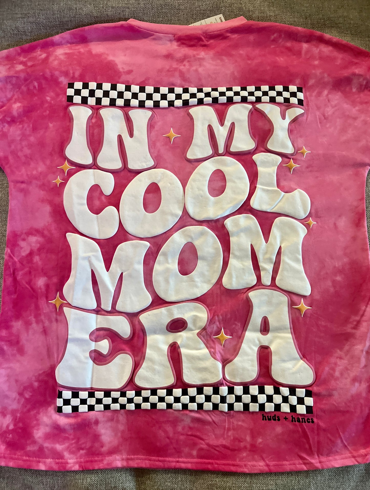 ‘In My Cool Mom Era’ Oversized Puff Print Tee