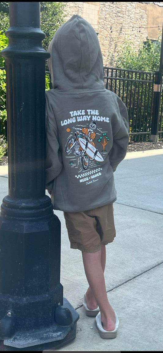"Long Way Home" Surfer Hoodie
