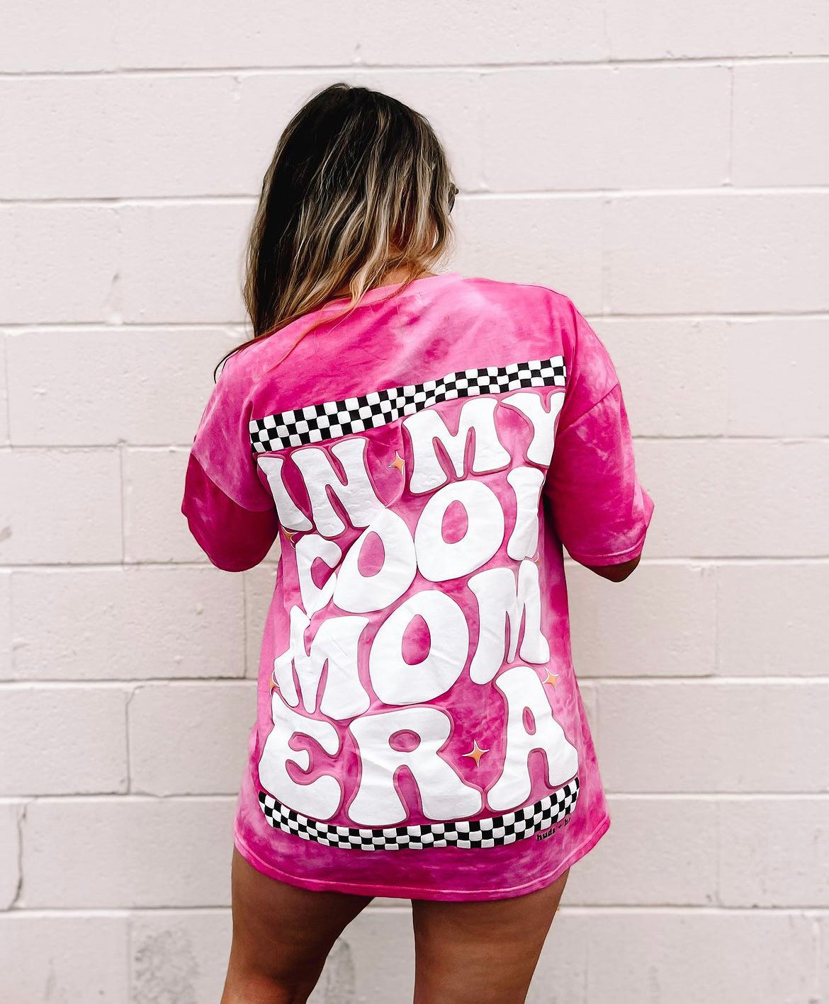 ‘In My Cool Mom Era’ Oversized Puff Print Tee