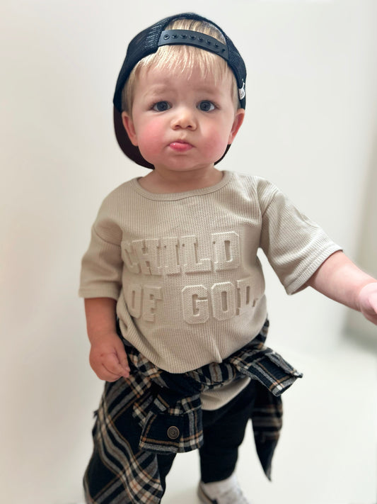 Child of God Embossed Waffle Tee