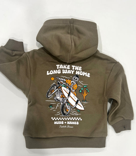 "Long Way Home" Surfer Hoodie