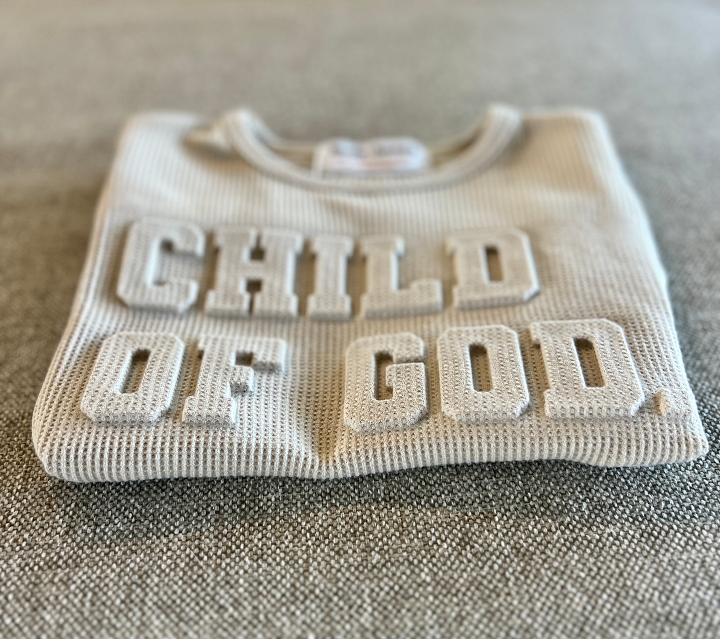 Child of God Embossed Waffle Tee