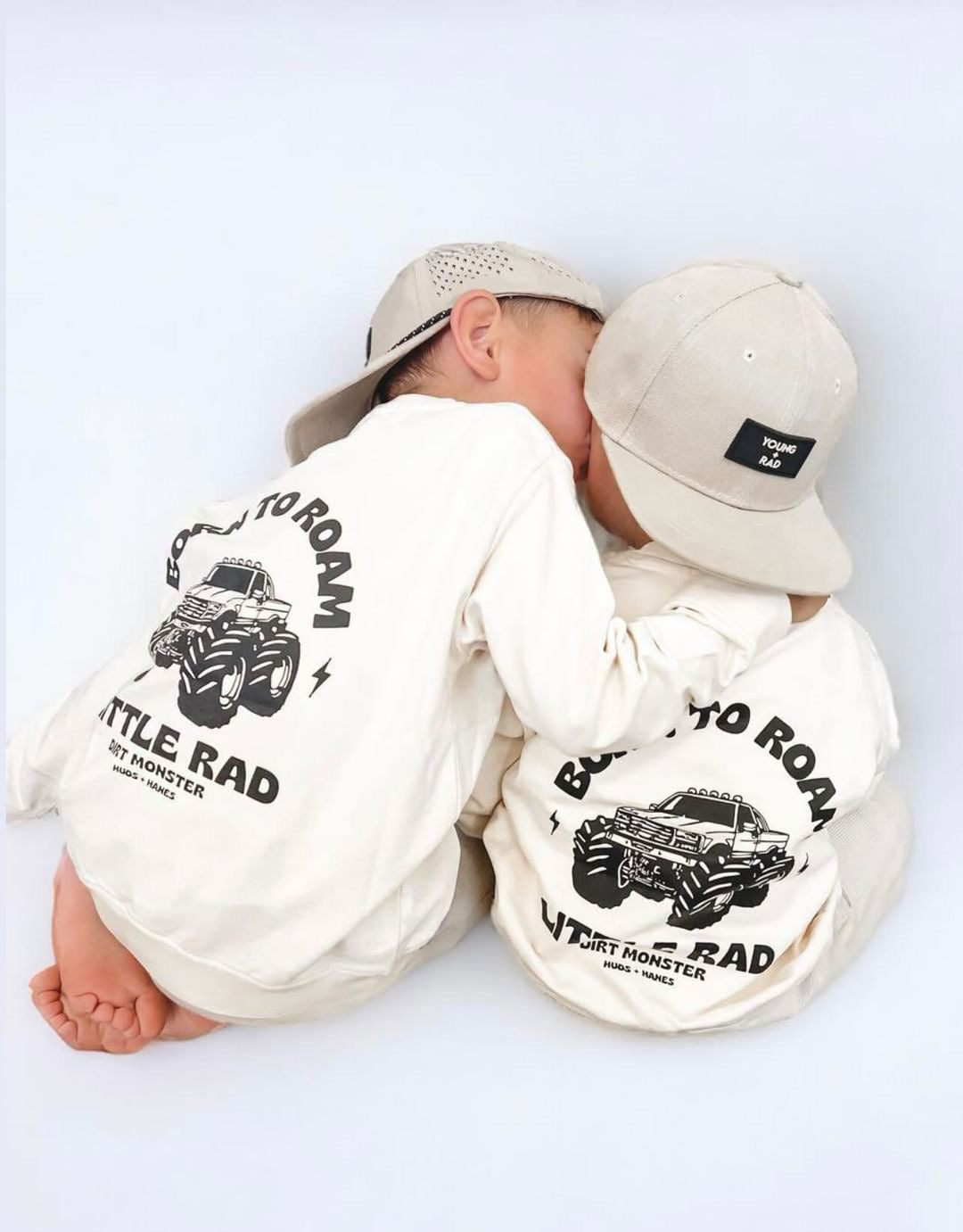 Monster Truck Acid Wash Crewneck Sweatshirt