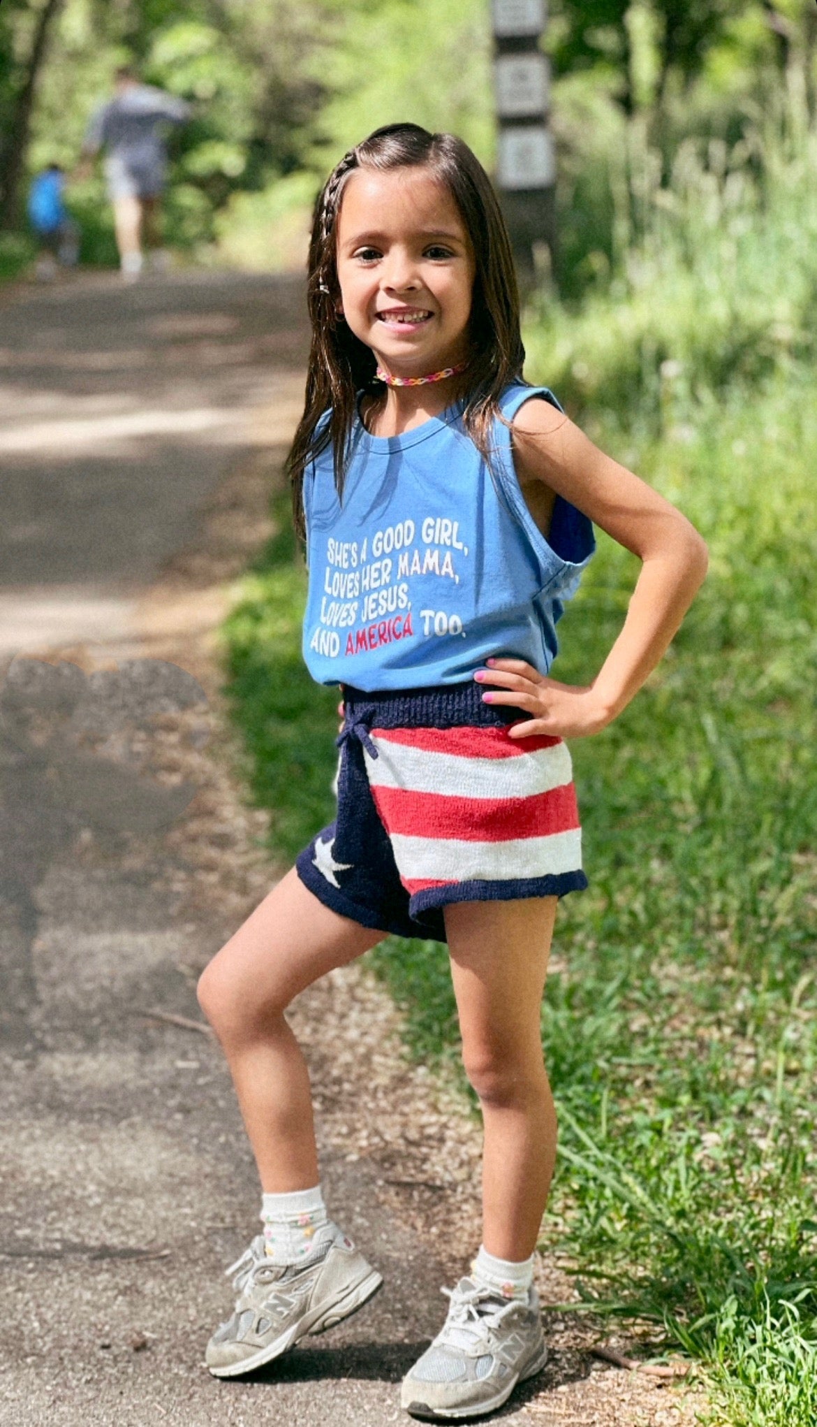 Free Fallin’ American Kids Tank Top