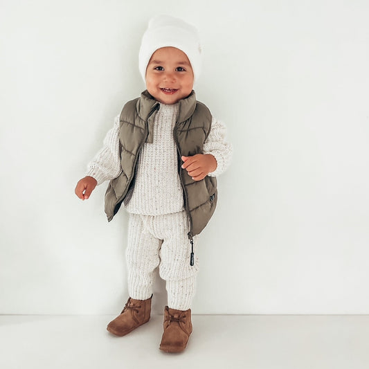 Knit Sprinkled Sweater Set