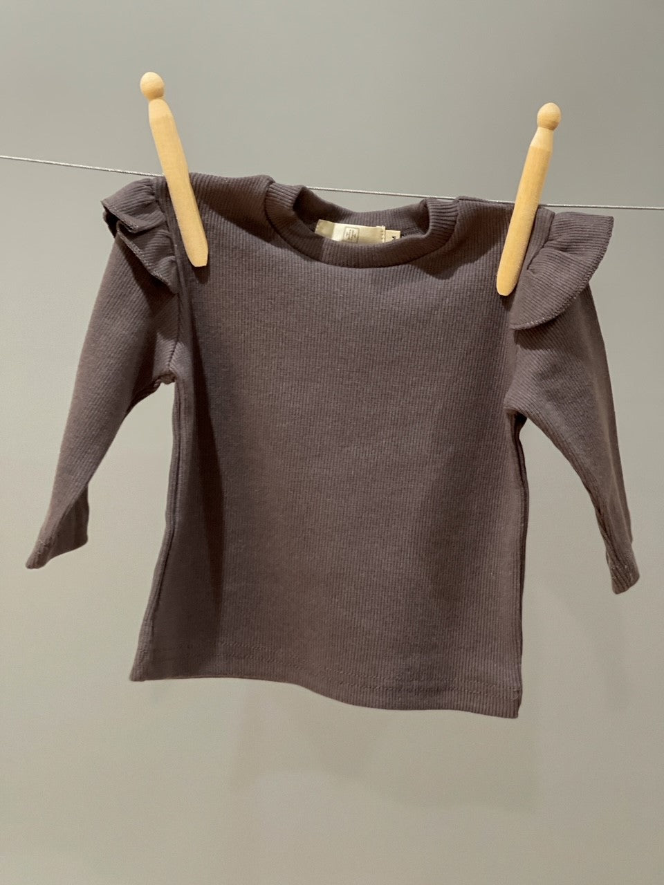 Ruffled Shoulder Top