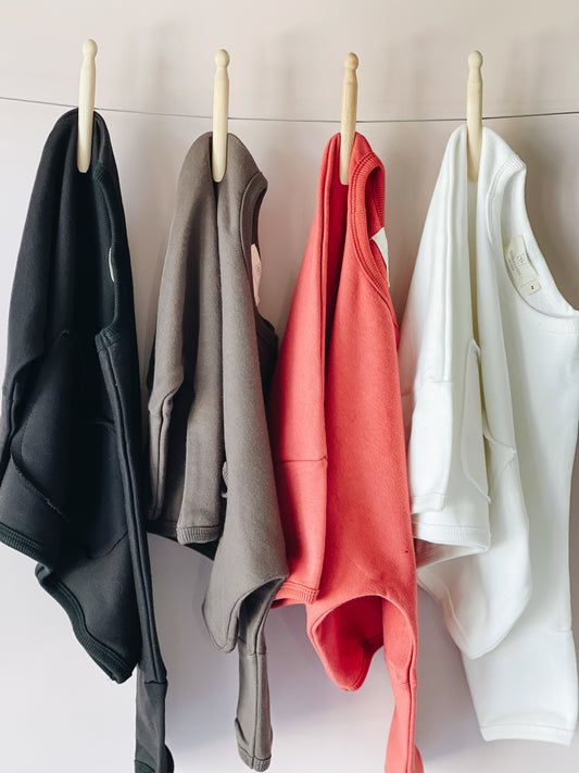 Pocketed Terry Sweater