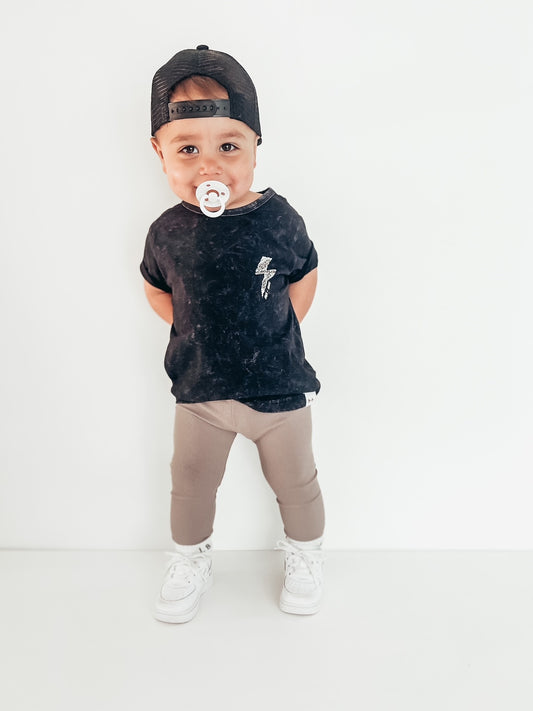 Rad Little Dude⚡Acid Wash Tee