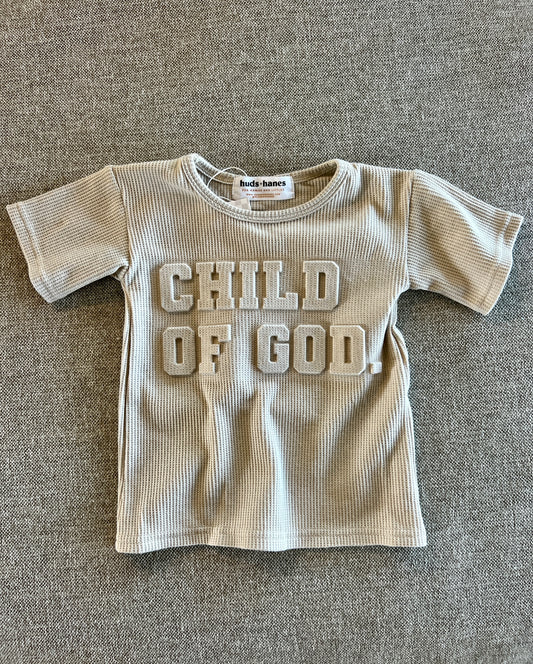 Child of God. Embossed Waffle Tee