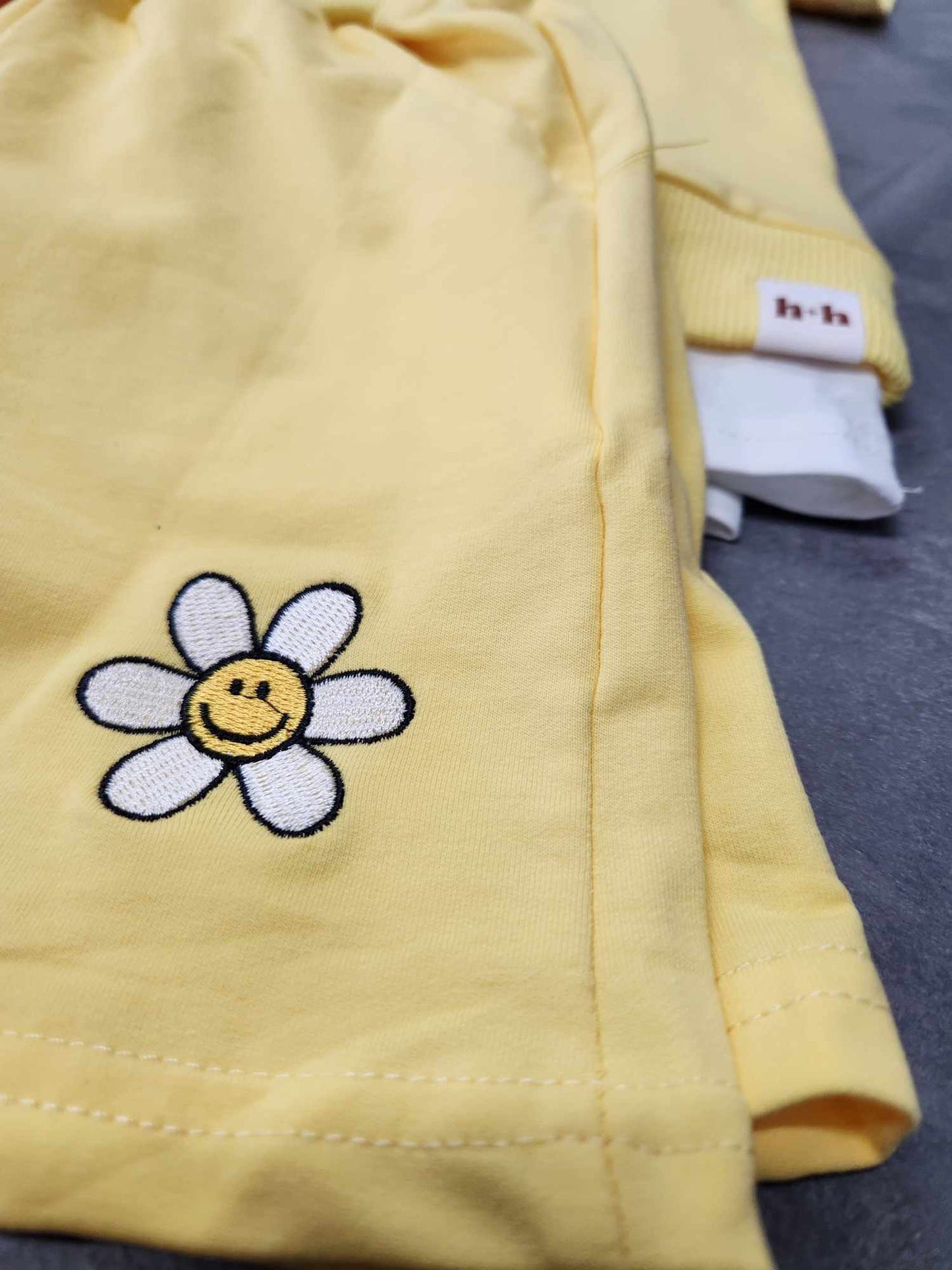 Daisy Embroidered Short Set