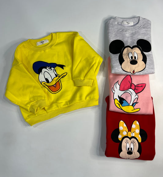 Disney Faces Crewneck Sweatshirt