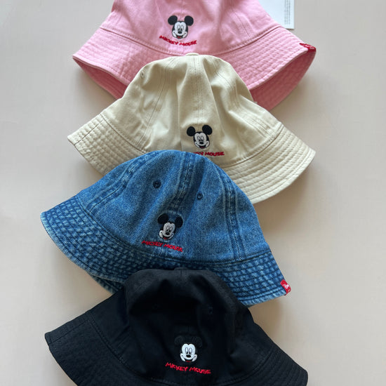 Disney Mickey Mouse baby toddler bucket hats in four colors 