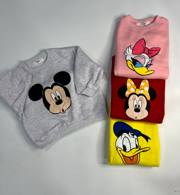 Disney Faces Crewneck Sweatshirt