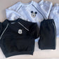Silly Mickey Embroidered Sweat Set