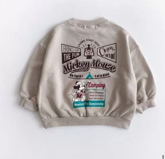 Camping Mickey Sweatshirt