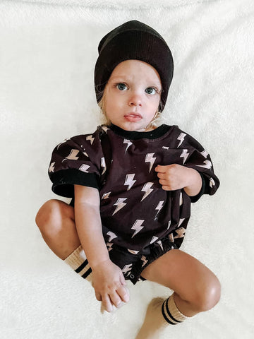 Lightning Bolt | Short Sleeve Romper