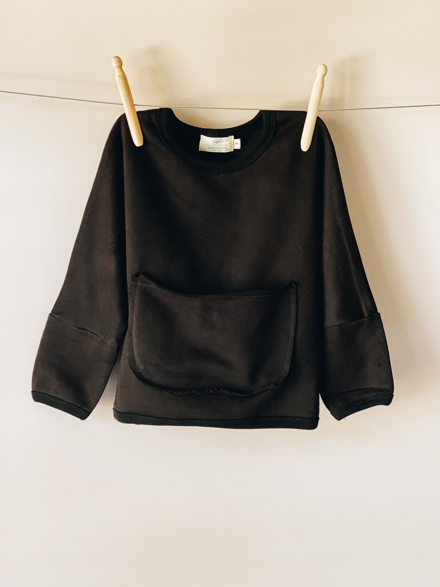 Pocketed Terry Sweater