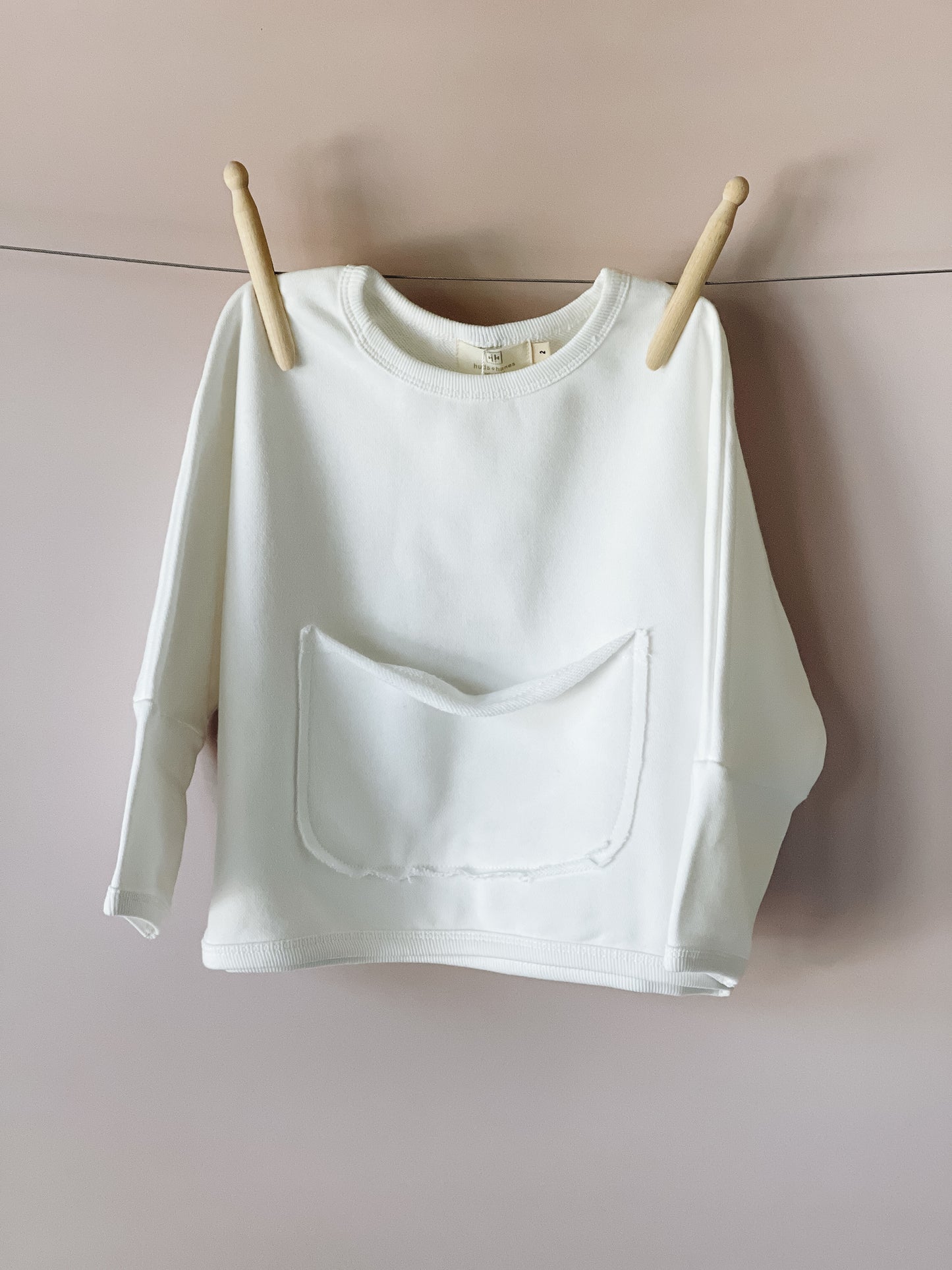 Pocketed Terry Sweater