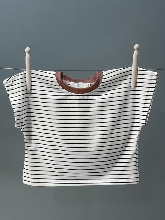 Boxy Stripe Tee