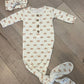 SIS / BRO Bamboo Newborn Gown