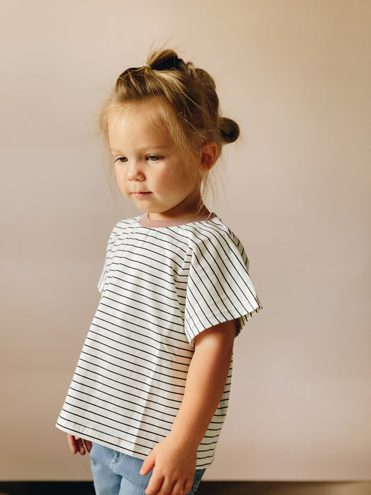 Boxy Stripe Tee